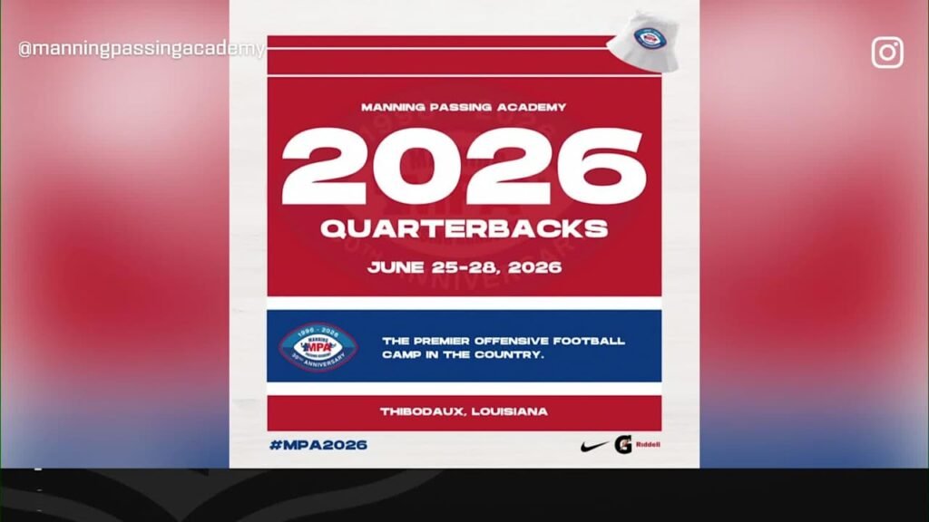 Rhett Lewis discusses 30th annual Manning Passing Academy | 'The Insiders' Rhett Lewis discusses 30th annual Manning Passing Academy | 'The Insiders'