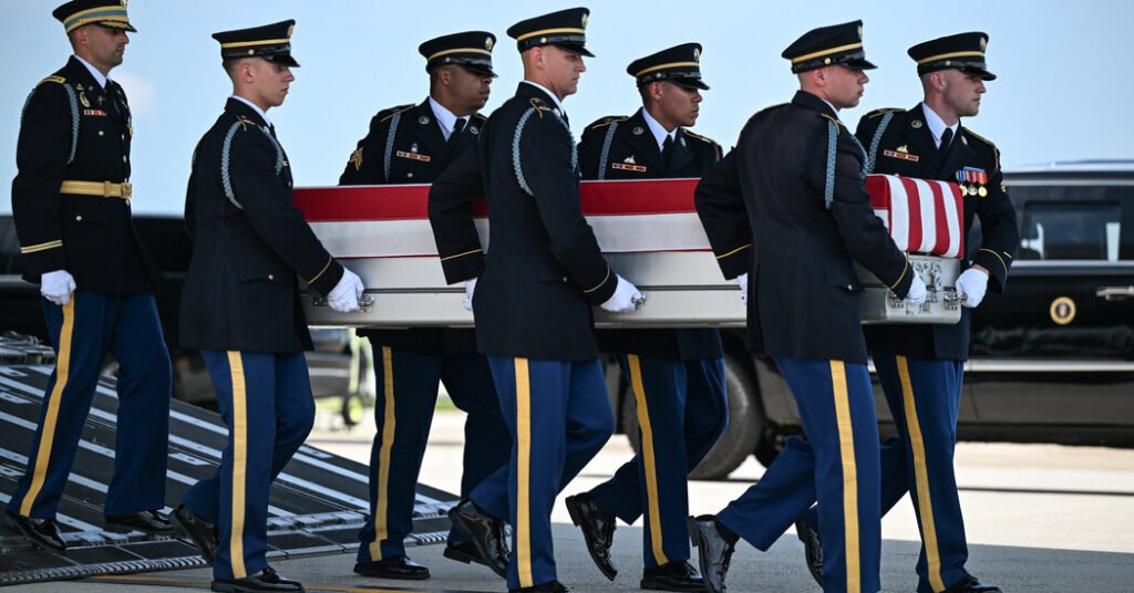Number of U.S. Troop Deaths in Iran War Appears Lower on Pentagon Website Number of U.S. Troop Deaths in Iran War Appears Lower on Pentagon Website